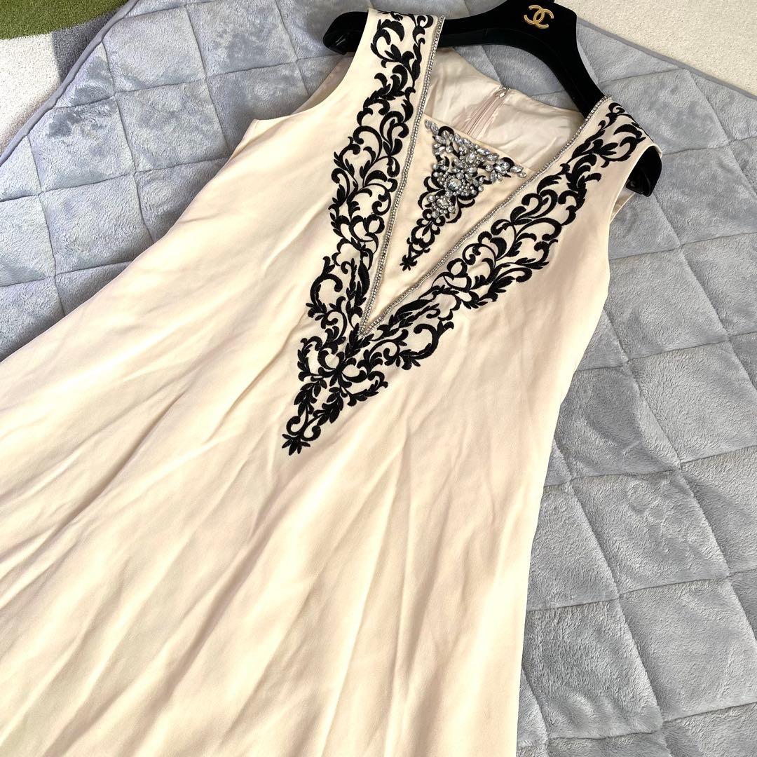 極細繊維クロス グレース コンチネンタル ノースリーブ ロング