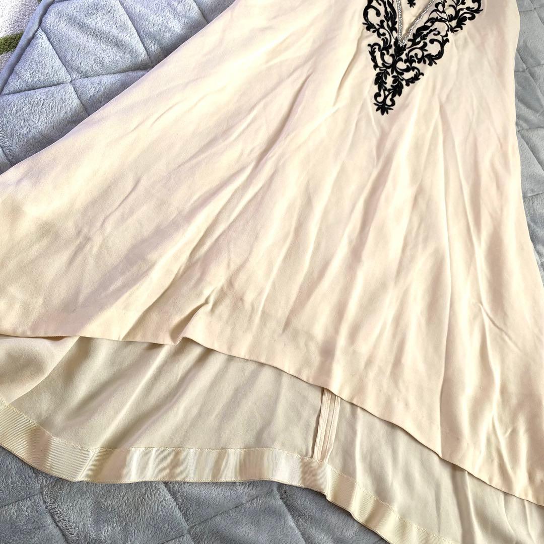 極細繊維クロス グレース コンチネンタル ノースリーブ ロング