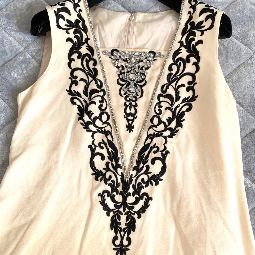 極細繊維クロス グレース コンチネンタル ノースリーブ ロング