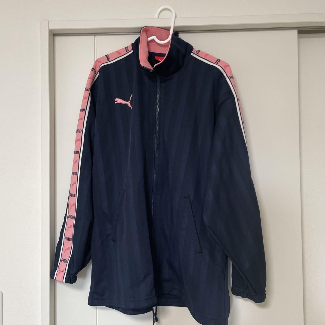 PUMA ジャージ ネイビー/ピンク S~M
