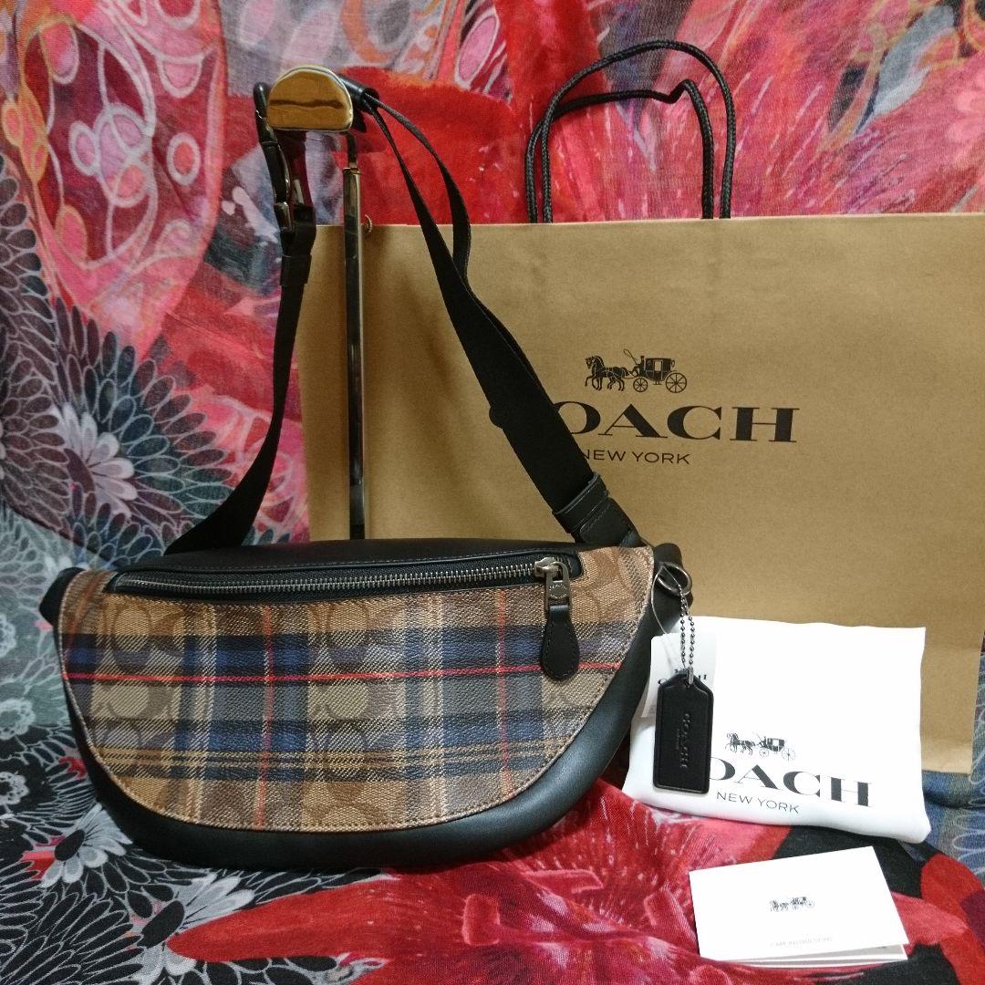 あんちょびサマ専用新品・未使用 COACH ボディーバック・ウエストバック