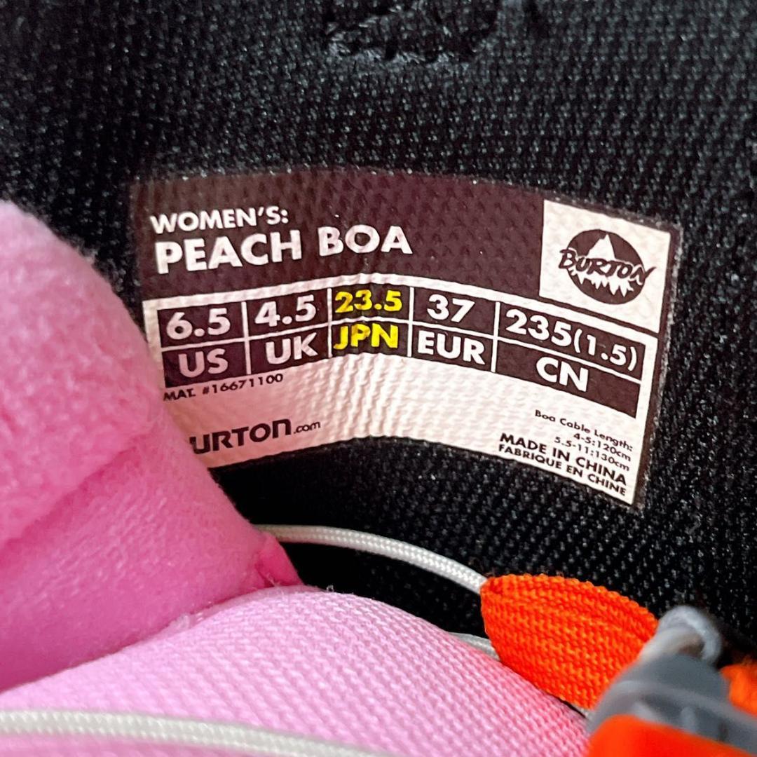 BURTON バートン BOA スノーボードブーツ 23.5 PEACH