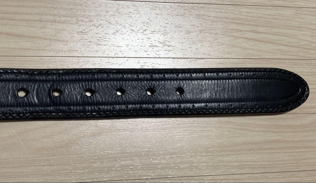 美品！POST&CO ポストアンドコー ベルト 本革 イタリア製 黒