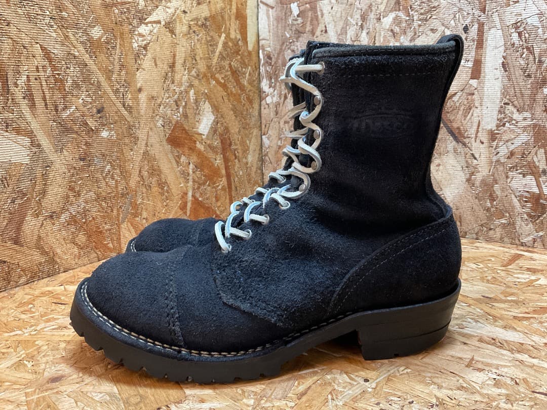 wesco 14年製 ジョブマスター 10ハイト スエード ブーツ 黒 10E wesco 14年製 ジョブマスター 10ハイト スエード ブーツ 黒 10E