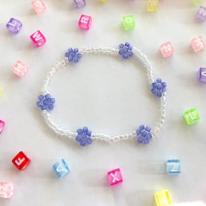 162 韓国 ビーズアクセサリー 花 ブレスレット メルカリ 162 韓国 ビーズアクセサリー 花 ブレスレット メルカリ