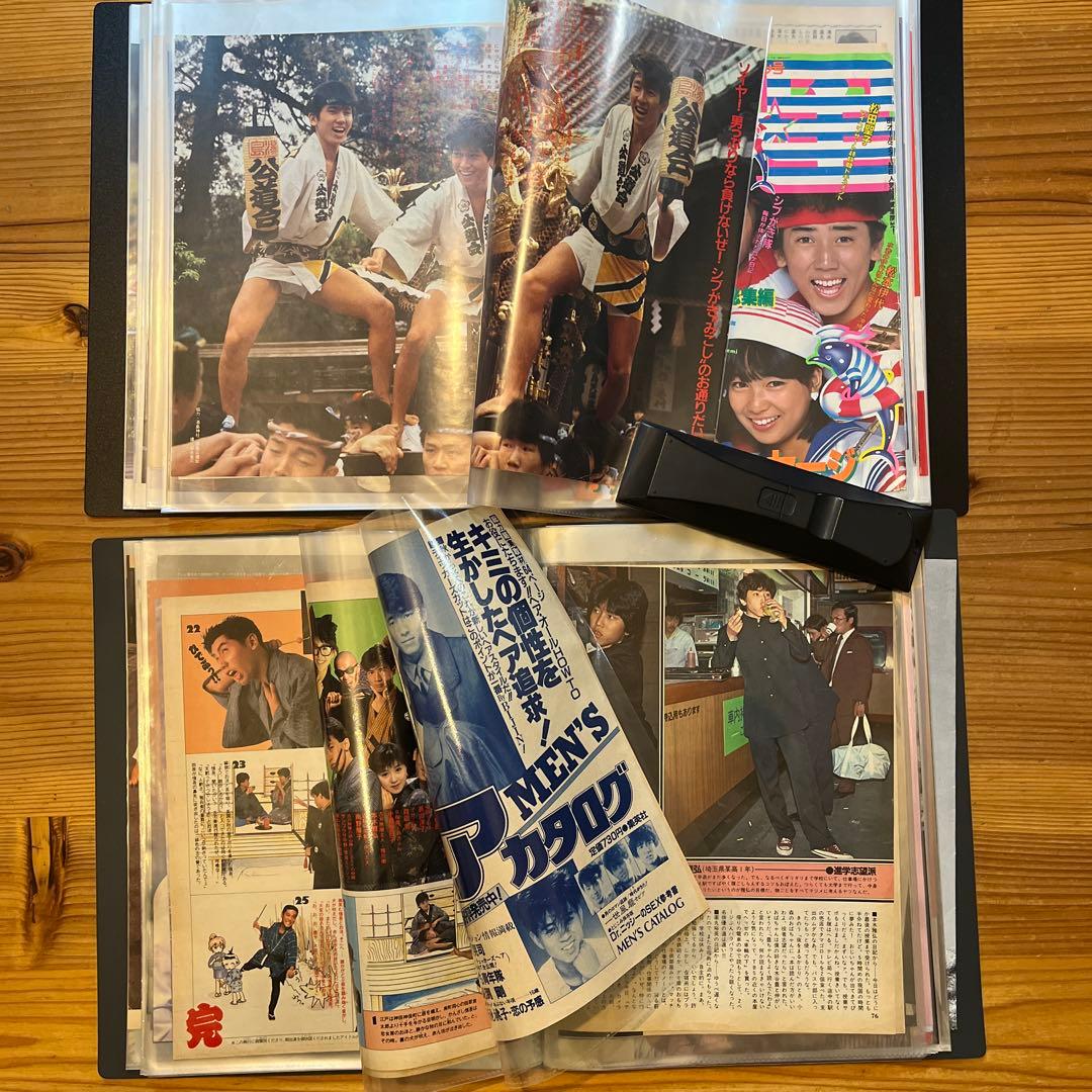 シブガキ隊 雑誌切り抜き ファイル2冊 大量 超レア ポスター両面あり。 シブガキ隊 雑誌切り抜き ファイル2冊 大量 超レア ポスター両面あり。