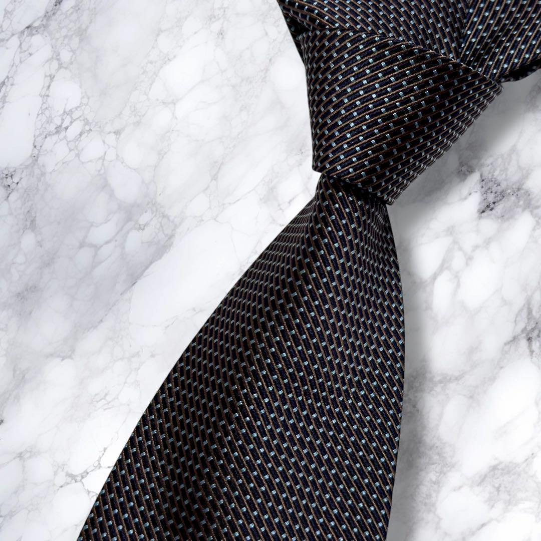 美品✨BURBERRY LONDON ネクタイ ジャガード ホースロゴ 光沢感