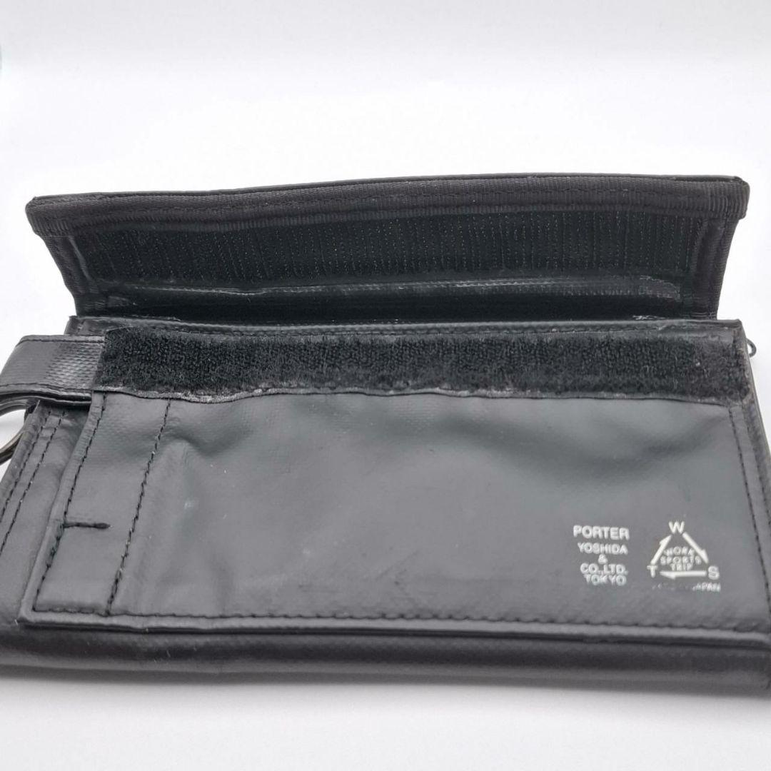 PORTER ポーター 三つ折り財布 ブラック ターポリン