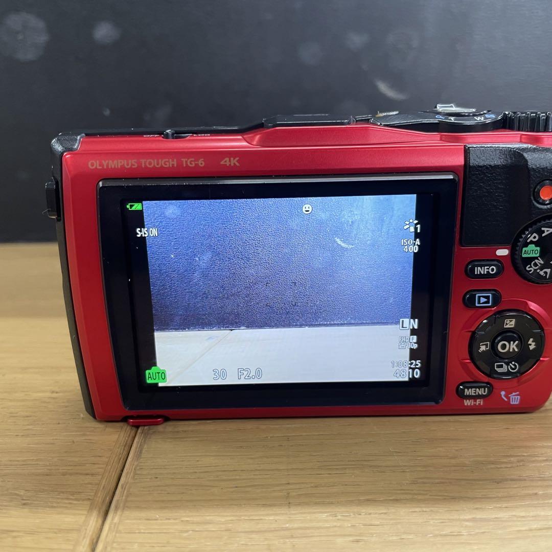動作品 Olympus TG-6 4K 防水コンパクトデジタルカメラ