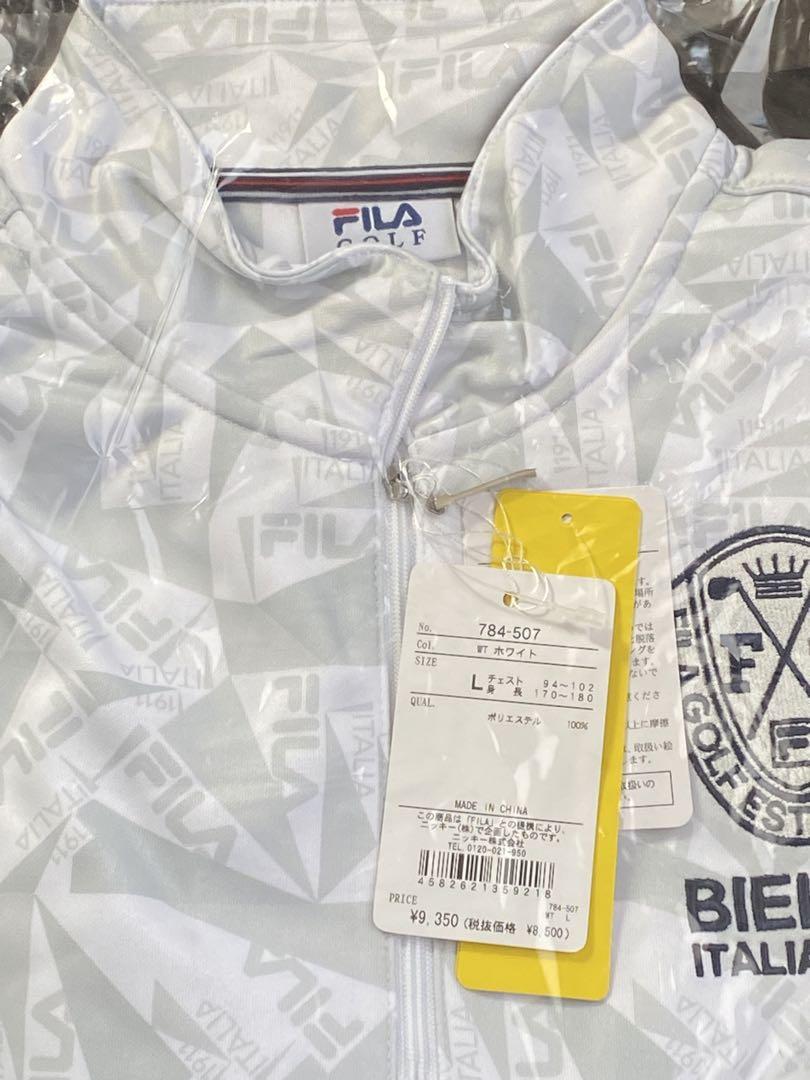 口コミ サイト 商品 GOLF FILA フィラ 748-507 長袖シャツ ロゴ柄 ゴルフ メンズウェア
