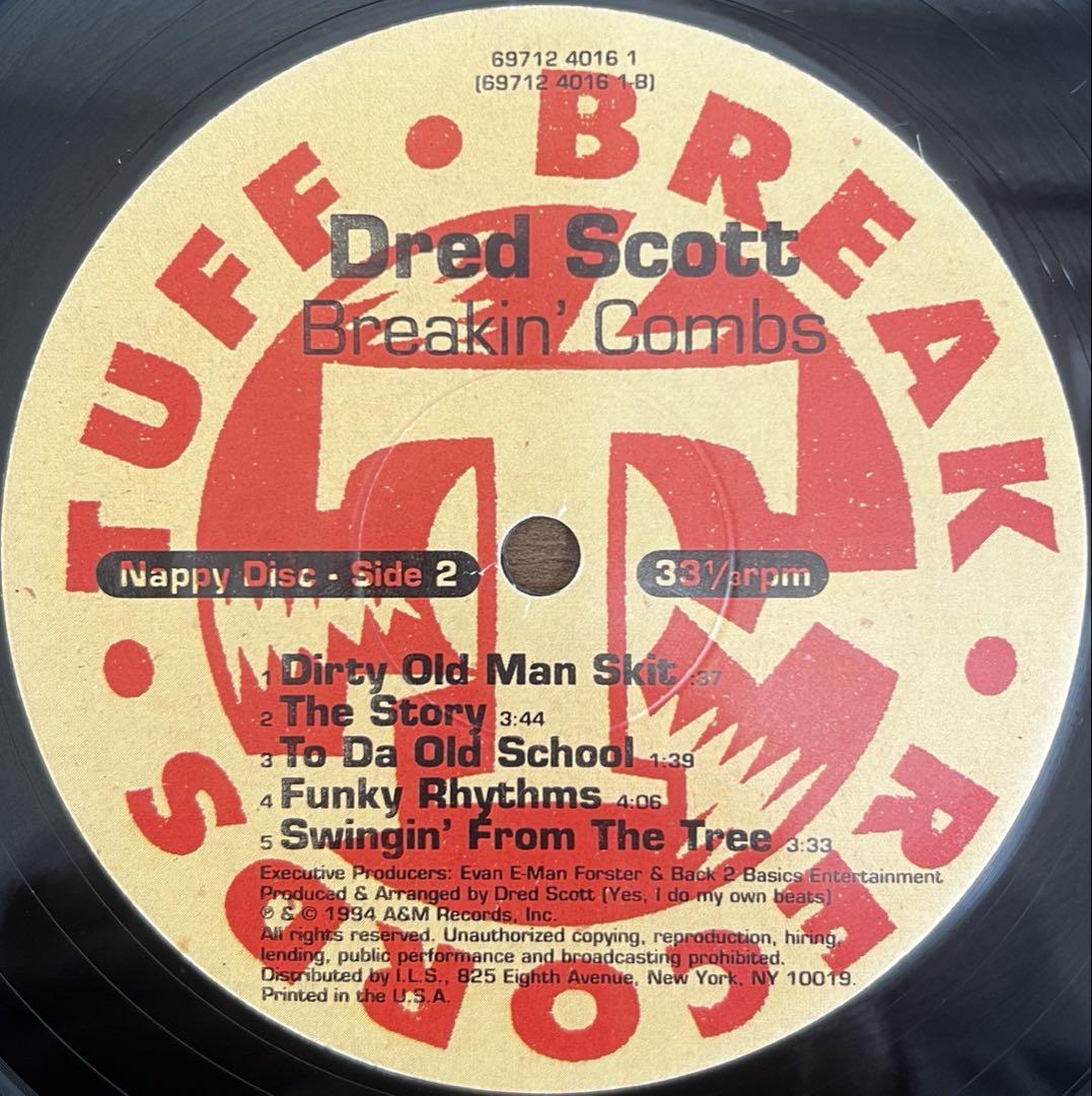 DRED SCOTT Breakin' Combs レコード dred-breakincombs.jpg
