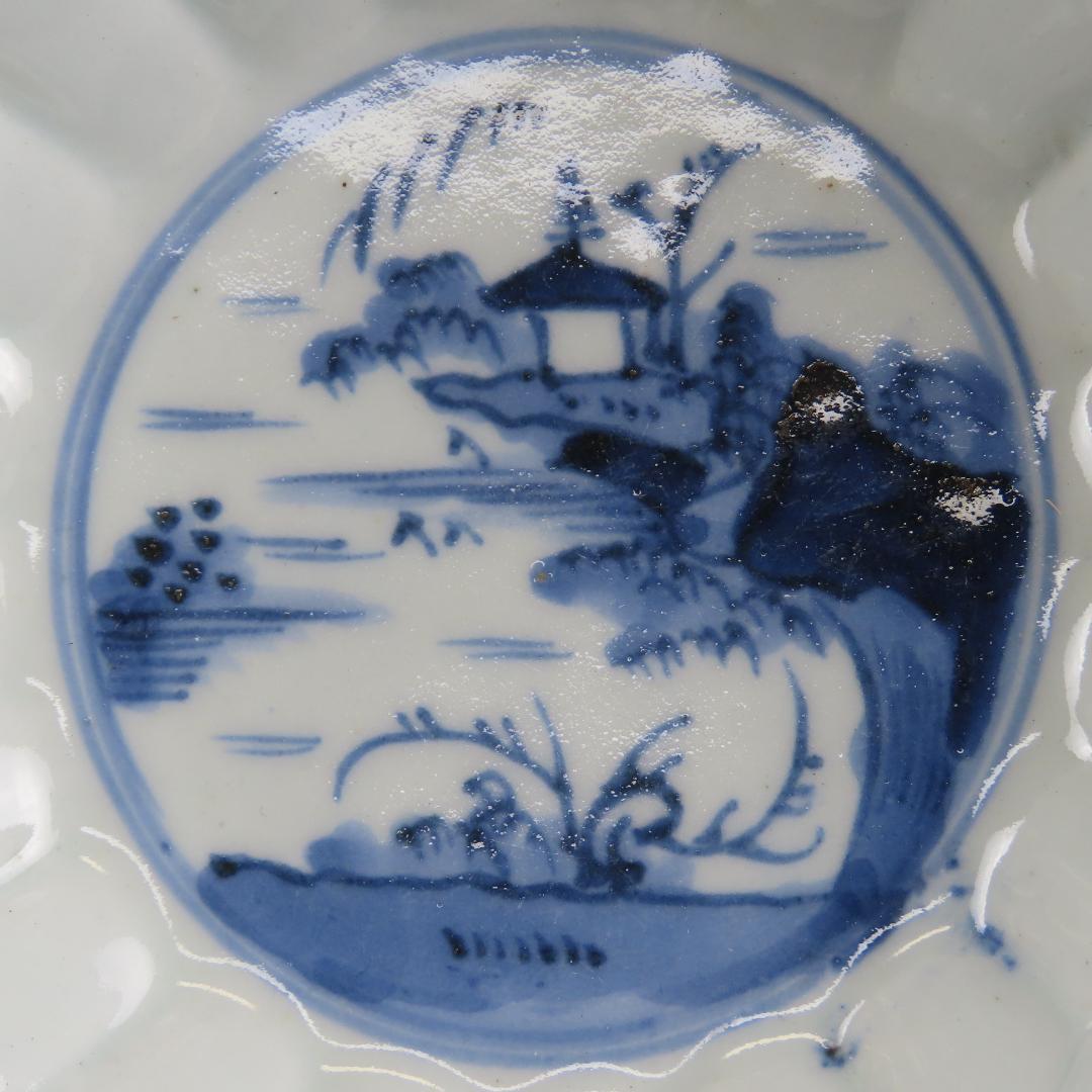 古伊万里　染付　七宝紋に梅の図　膾皿　５客　381AS-CAv 171719856_o7.jpg?