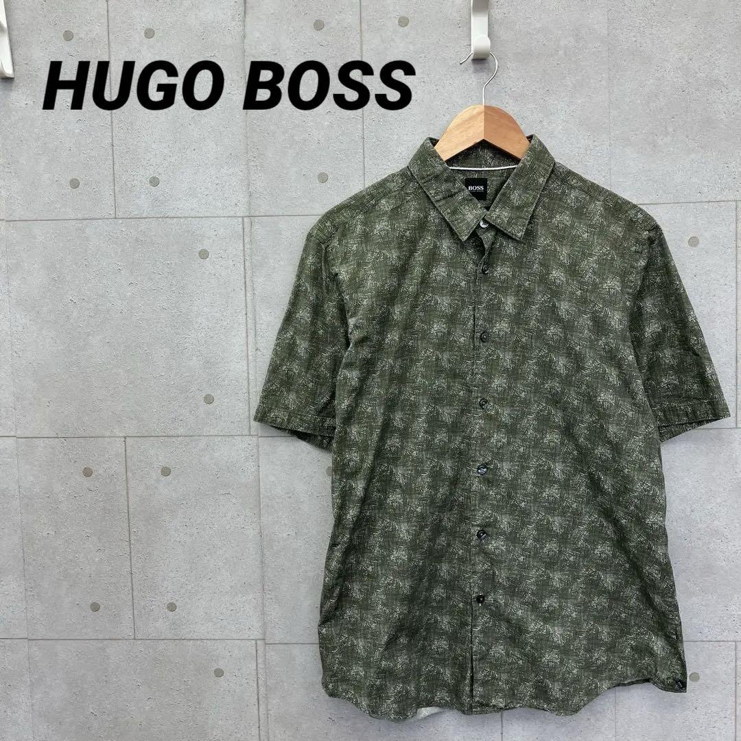 HUGO BOSS ヒューゴボス 半袖シャツ メンズ XL 緑