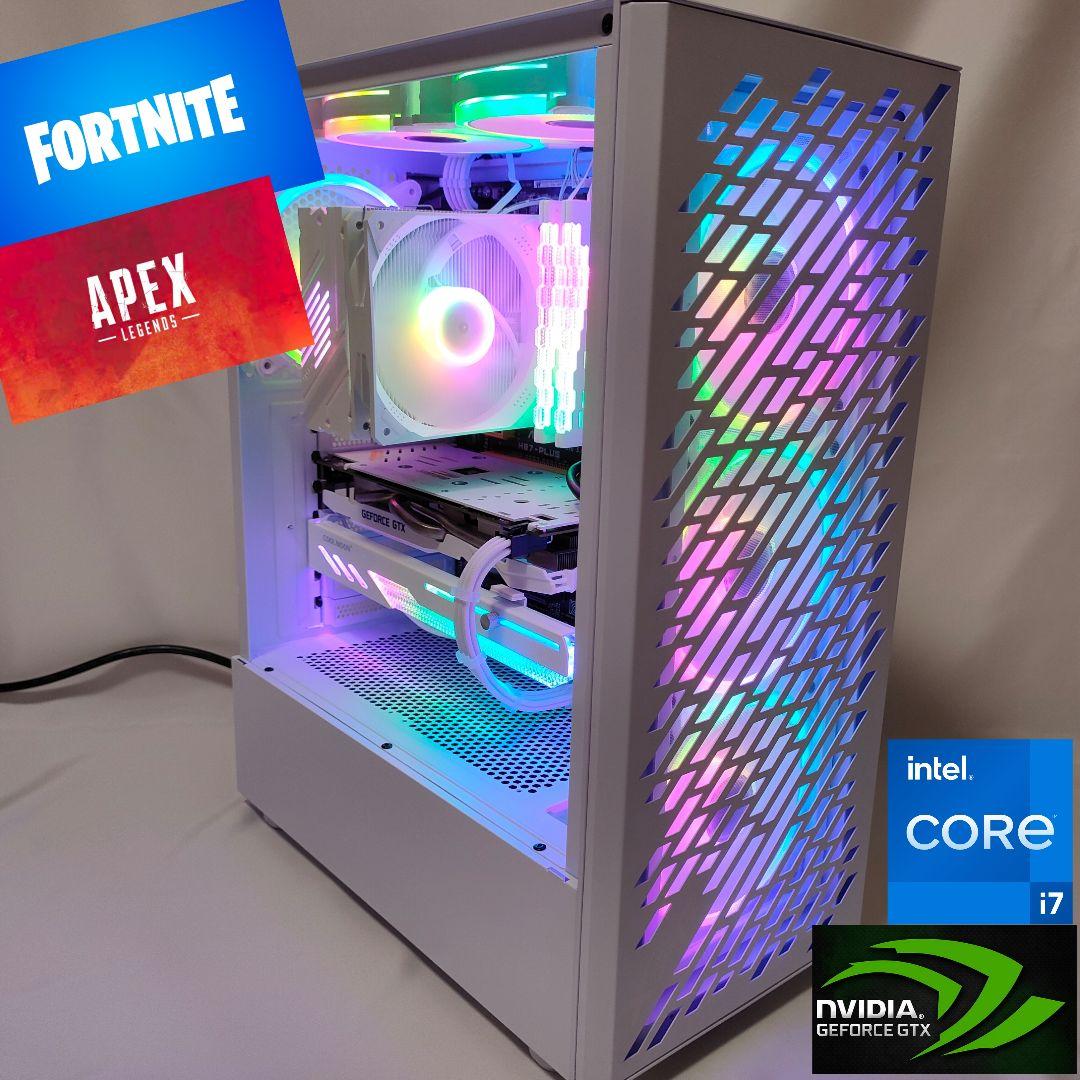 ゲーミングPC 純白 i7-4770K GTX1060 新品SSD480GB 【人気沸騰】