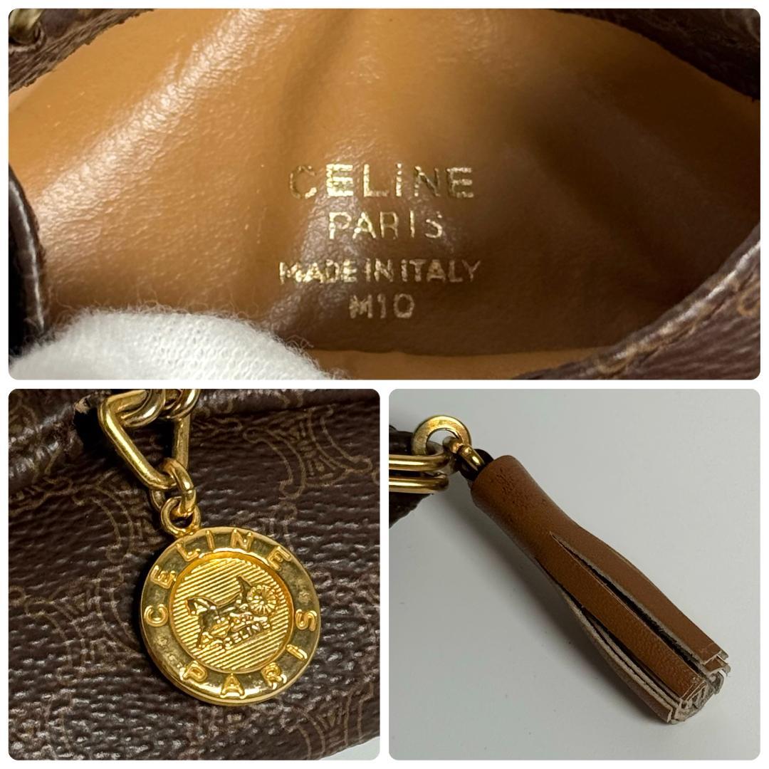 セリーヌ マカダム コインケース 小銭入れ レザー SALE！】CELINE セリーヌ コインケース 小銭入れ ブラゾン
