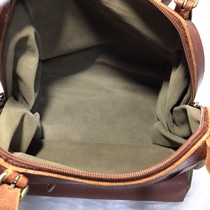 いただきあ ILBISONTE ハンドバッグ カーキ xdesH-m57931946682 トートバッグ だいており
