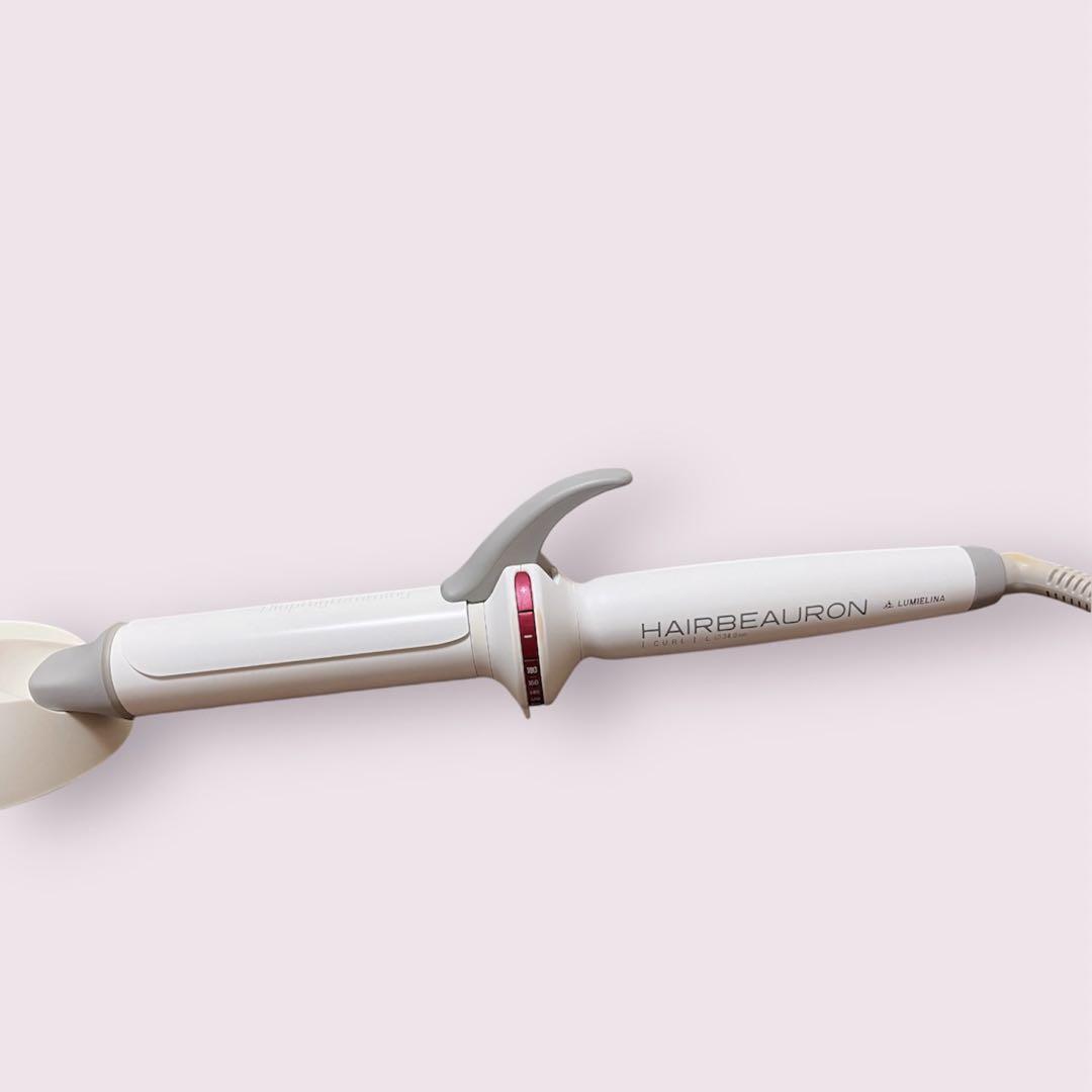 HAIRBEAURON (ヘアビューロン)カールアイロン 34mm ホワイト HAIRBEAURON (ヘアビューロン)カールアイロン 34mm ホワイト