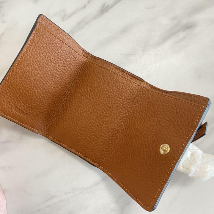 ラスト1【新品】Chloé クロエ アルファベット 三つ折り財布 ミニ財布