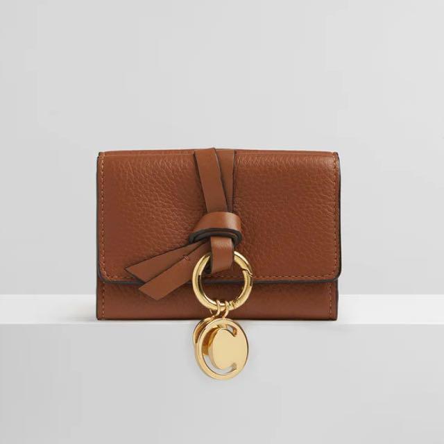 ラスト1【新品】Chloé クロエ アルファベット 三つ折り財布 ミニ財布