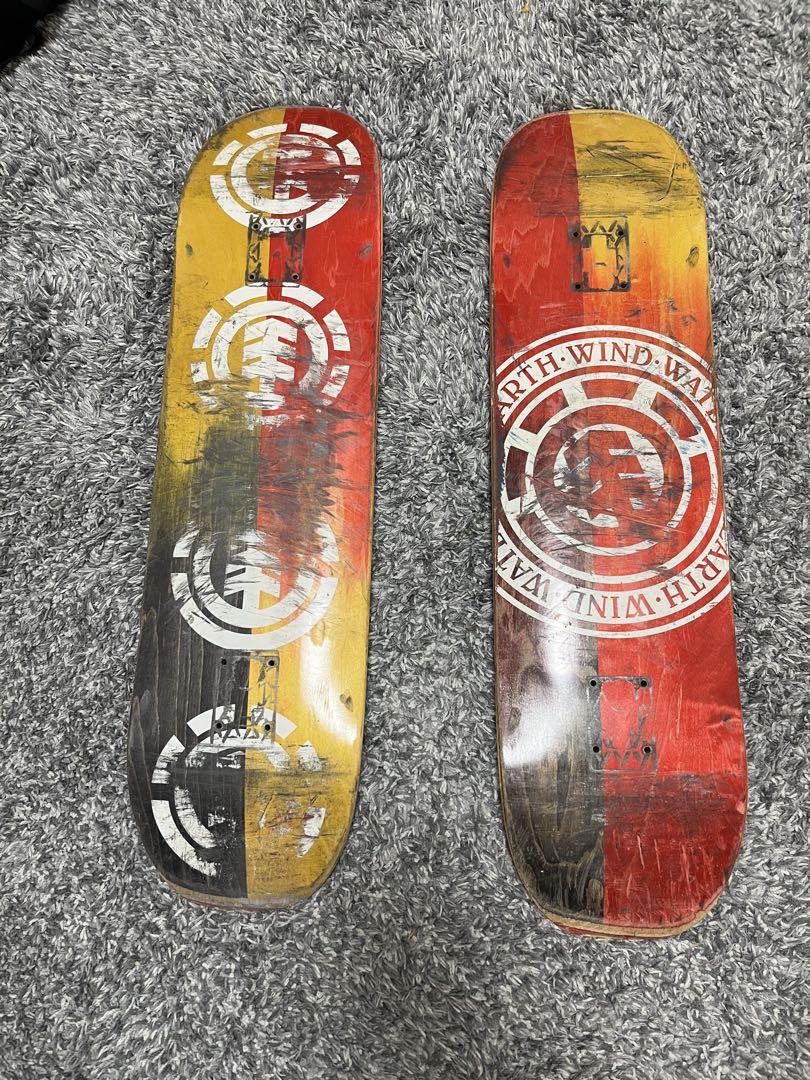 Element スケートボードデッキ　2枚セット（バラ売り可）