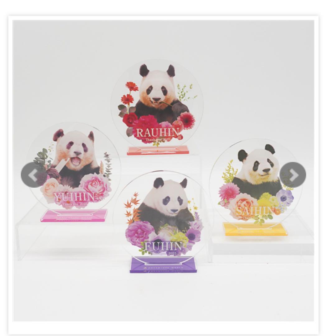 アドベンチャーワールド パンダ 結浜 アクリルスタンド アクスタ