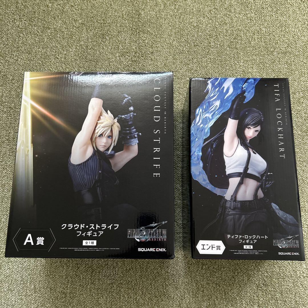 FF7リバース発売記念くじ エンド賞 ティファ A賞　クラウド セット