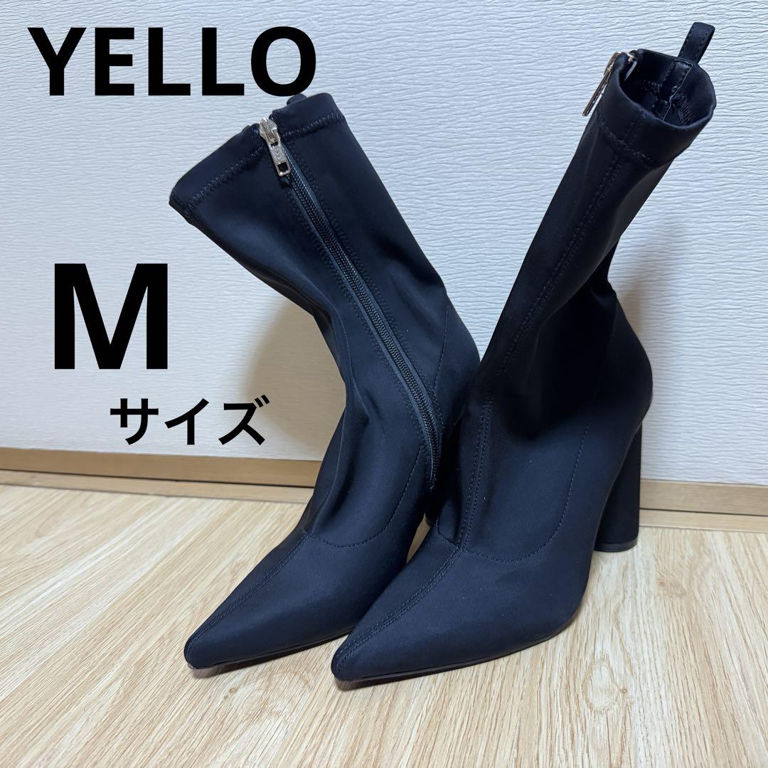 YELLO TOKYO BLACK ミドルブーツ Mサイズ