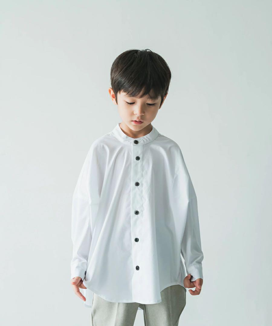 riziereノーカラージャケットセットアップ+ シャツ　150cm
