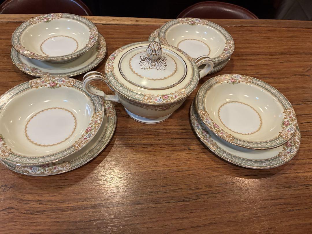 花柄陶磁器食器セット
