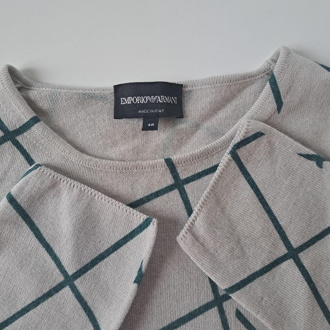 美品 EMPORIO ARMANIランウェイモデル上質ウール100ニットセーター