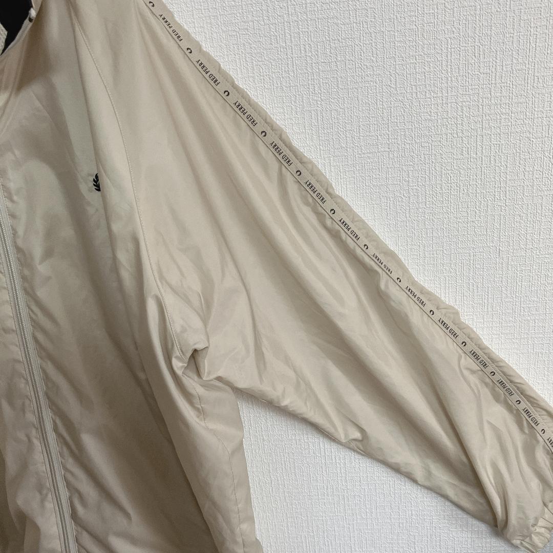 90sフレッドペリーナイロンジャケットS美品アームロゴテープFRED PERRY