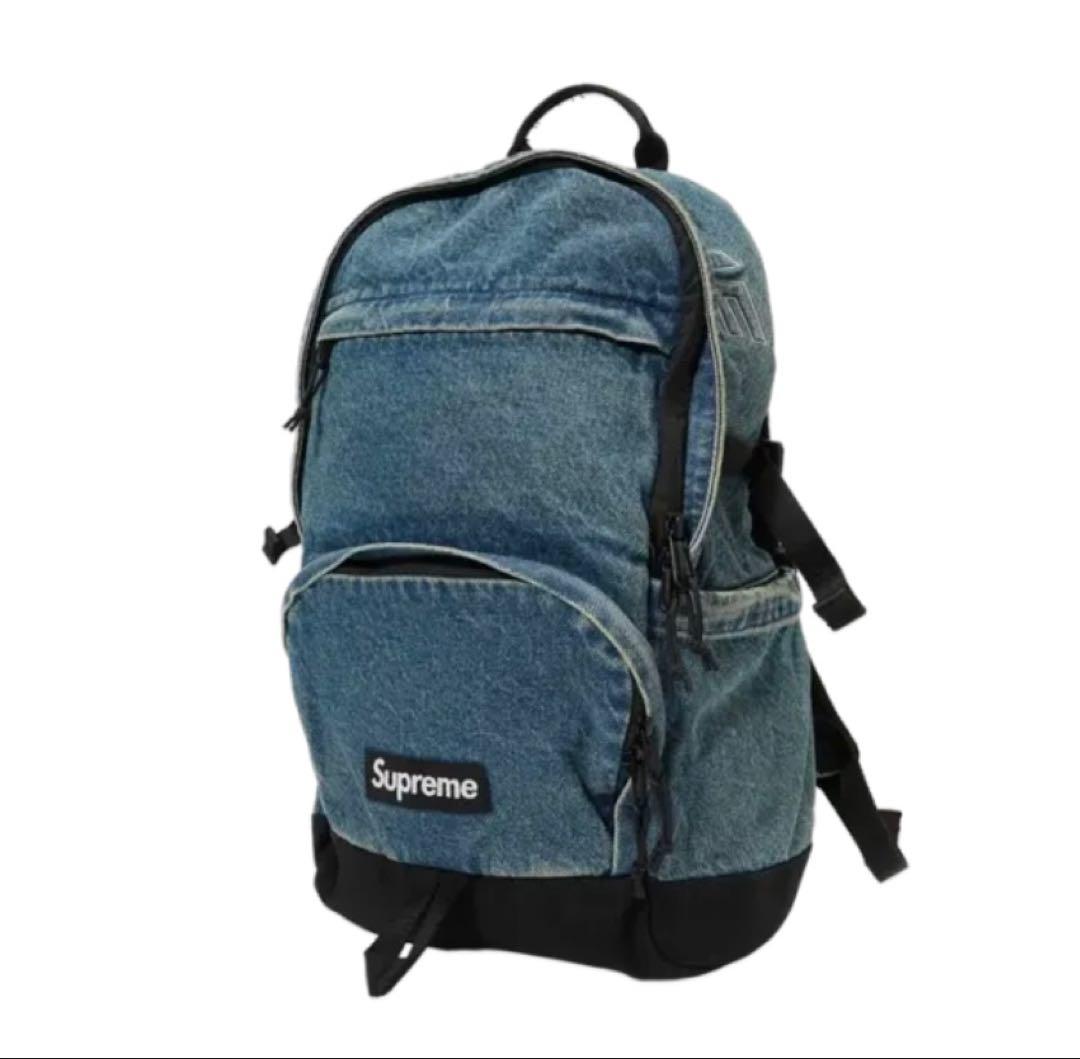 Supreme DenimBackpack Washed IndigoSUPREME