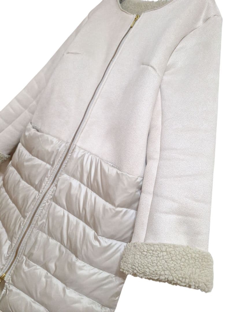 ダウンコート ロングコートM