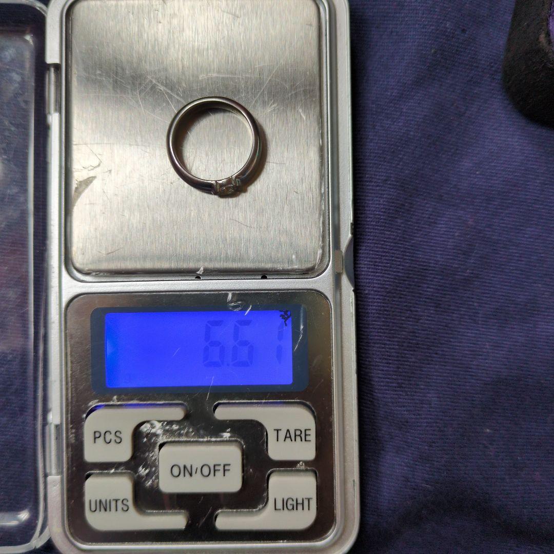 ティファニー　ドッツリング　pt950 6.5号　0.25カラット