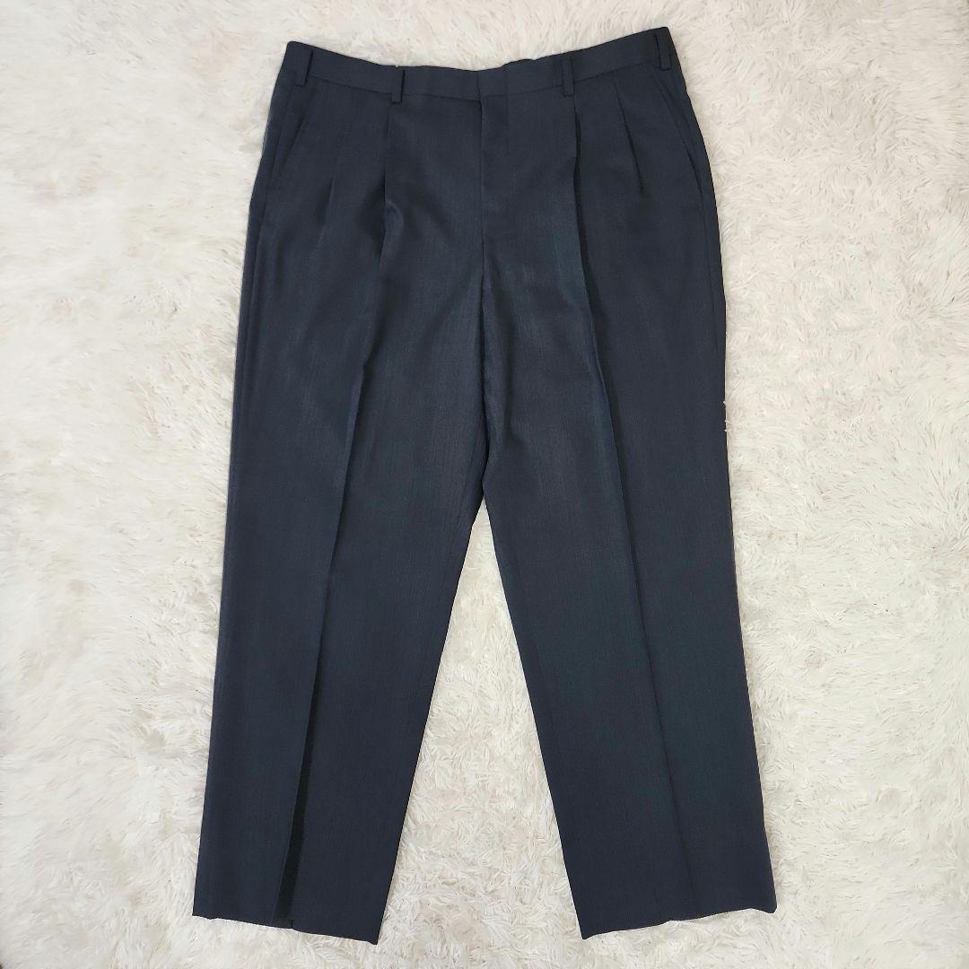 ✨美品✨LONNER ロンナー メンズスーツ 大きいサイズ BE7 ネイビー