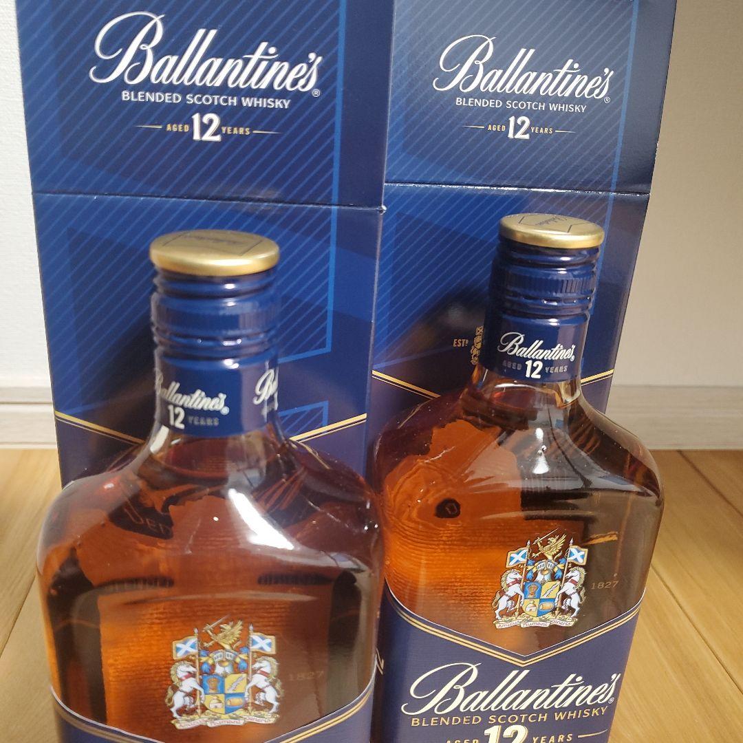 希少箱付きBallantine's 12年 2本セット