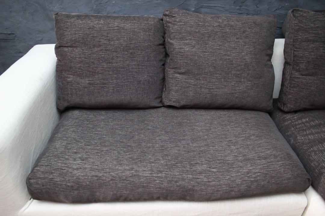 首都圏送無料〜moda en casa フルフェザーシート　ソファ　カバー2種
