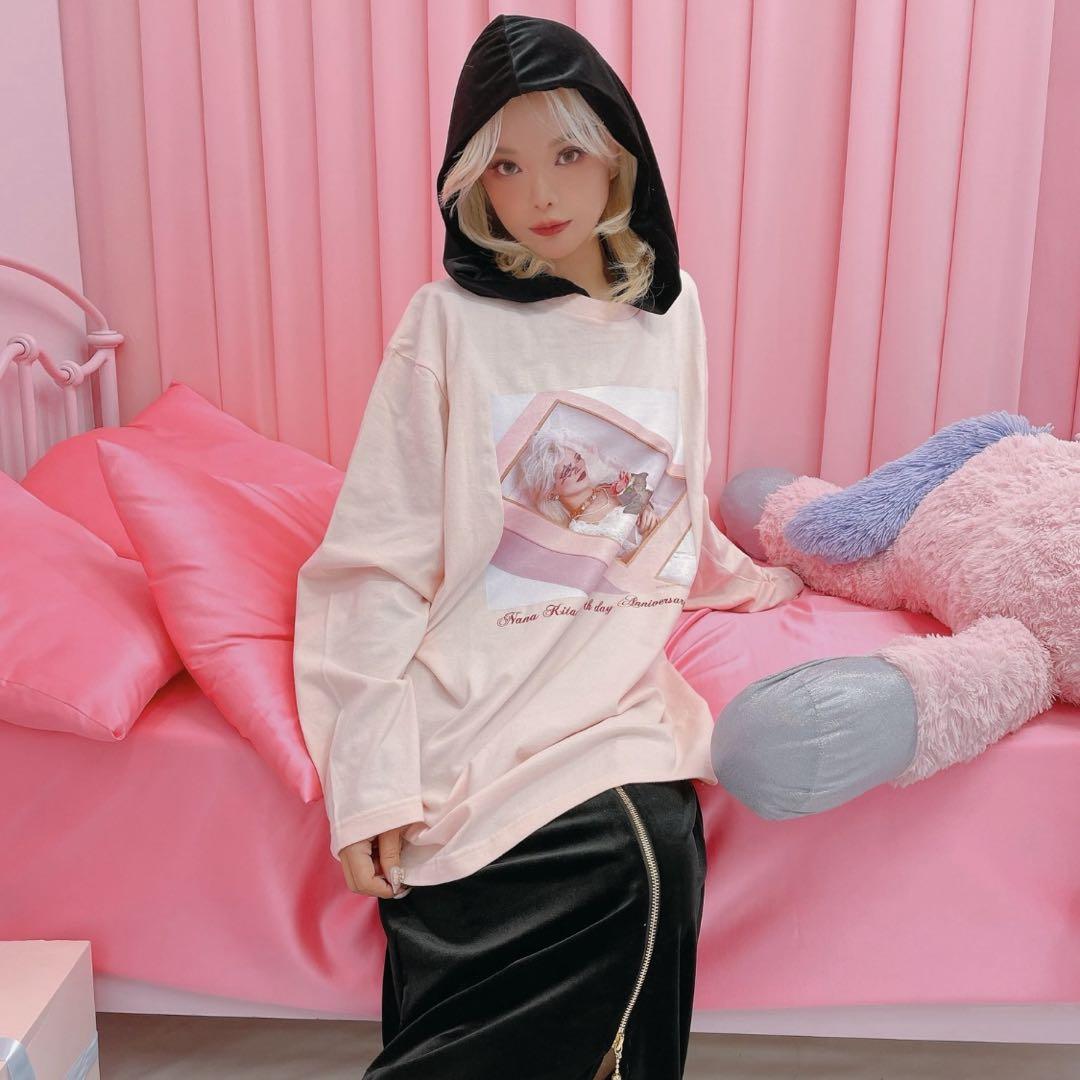 棺桶奈菜ロンT ピンクLサイズ