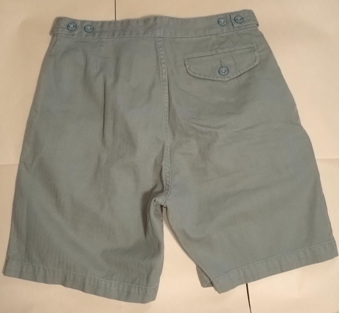 Nigel Cabourn LYBRO 2プリーツワークパンツ 32 カーキ