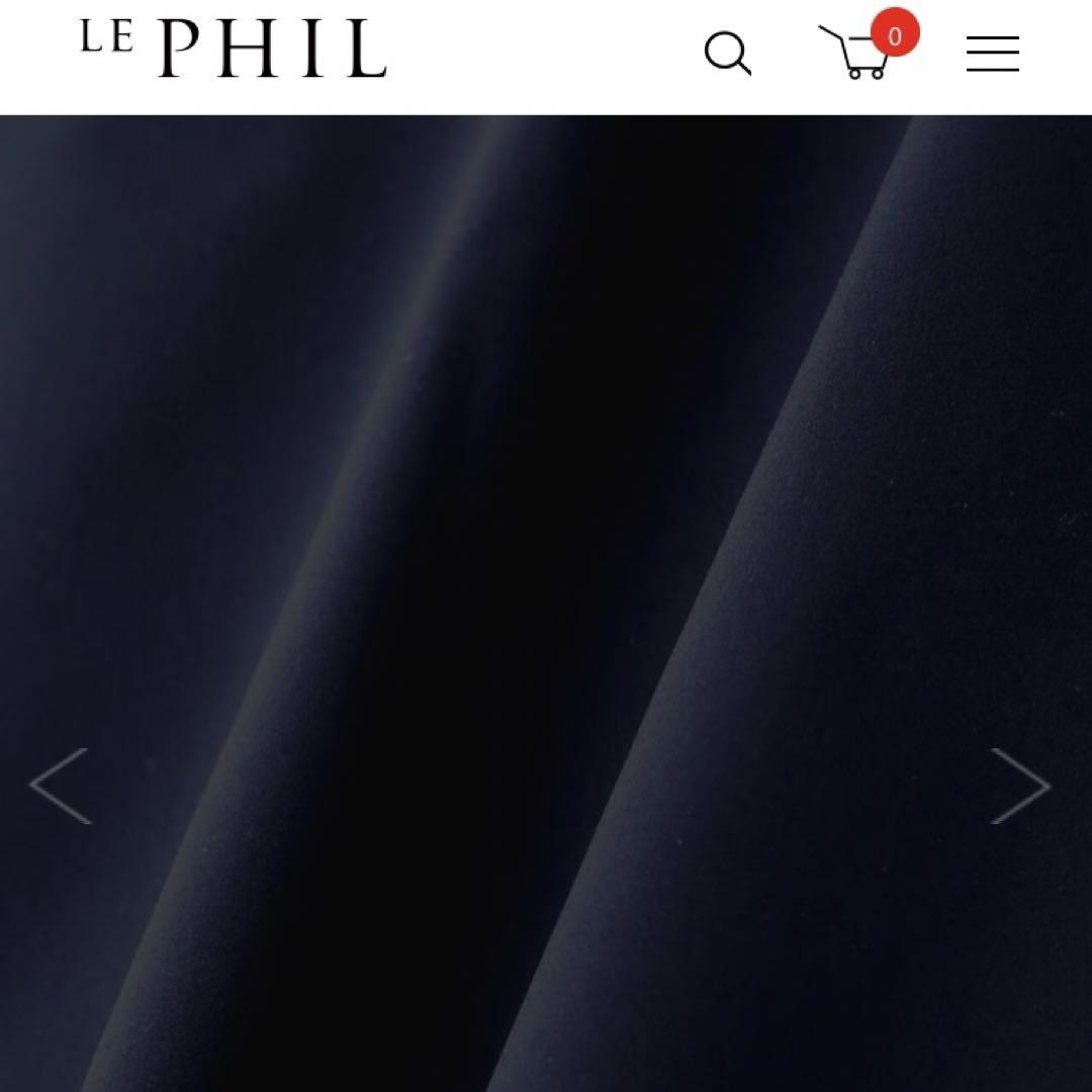 美品】le phil ルフィル ソロテックスレイヤードブラウス F