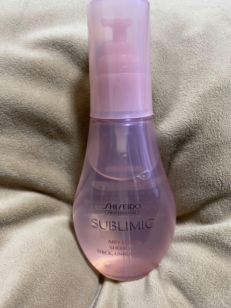 SHISEIDO SUBLIMIC ヘアオイル