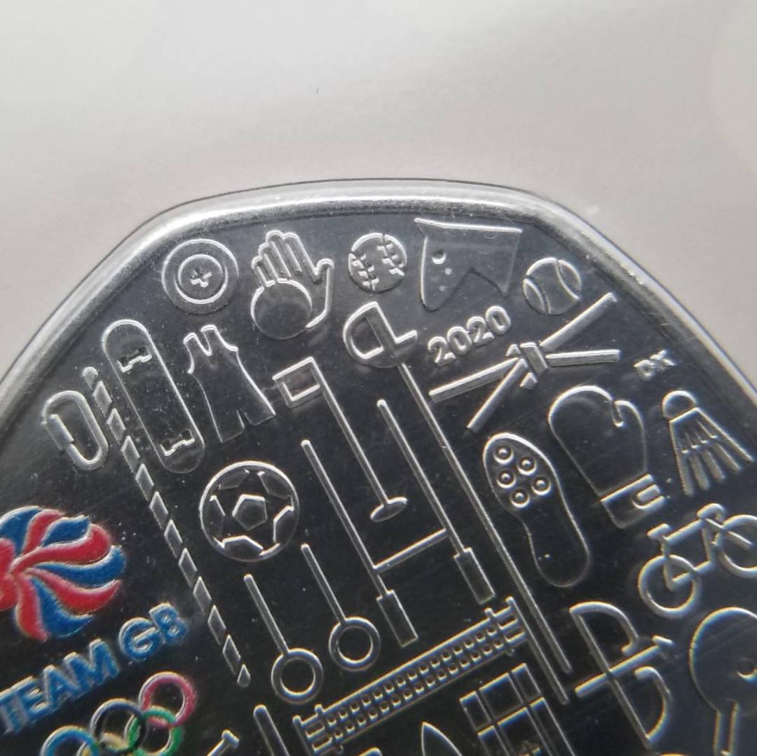 好評HOT 2020年 東京オリンピック 50ペンス Team GB ロイヤルミント発行 zDVnf-m57959344433 NEW特価