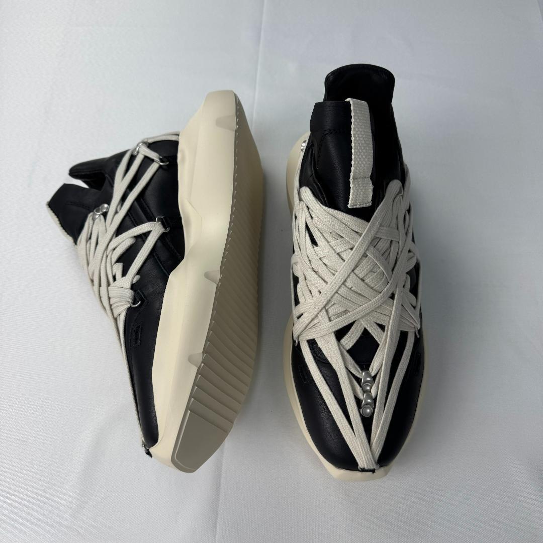 Rick Owens MEGALACED GETH RUNNER スニーカー 黒