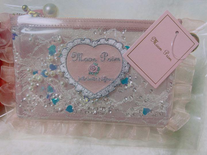 Moon prim ムーンプリム moonprim キラキラPVCクリアポーチ