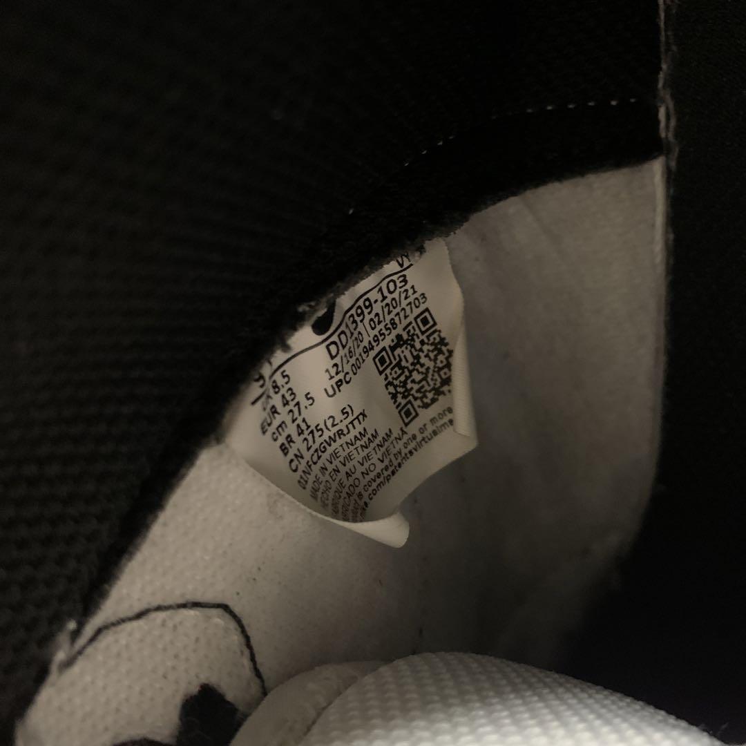 NIKE DUNK パンダダンク　黒　27.5センチ