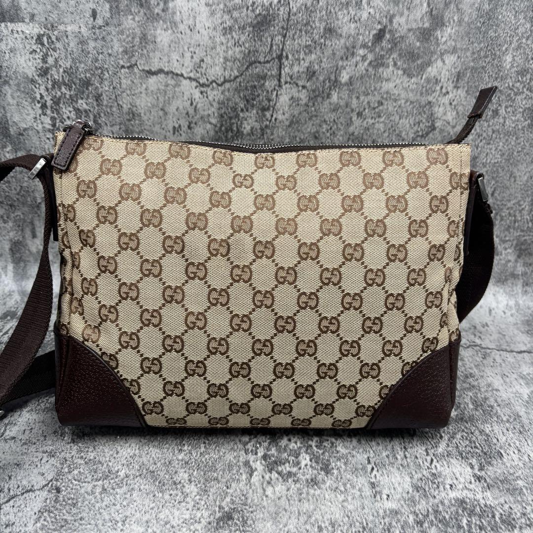 良品✨ グッチ クレスト キャンバス メッセンジャーバッグ A4
