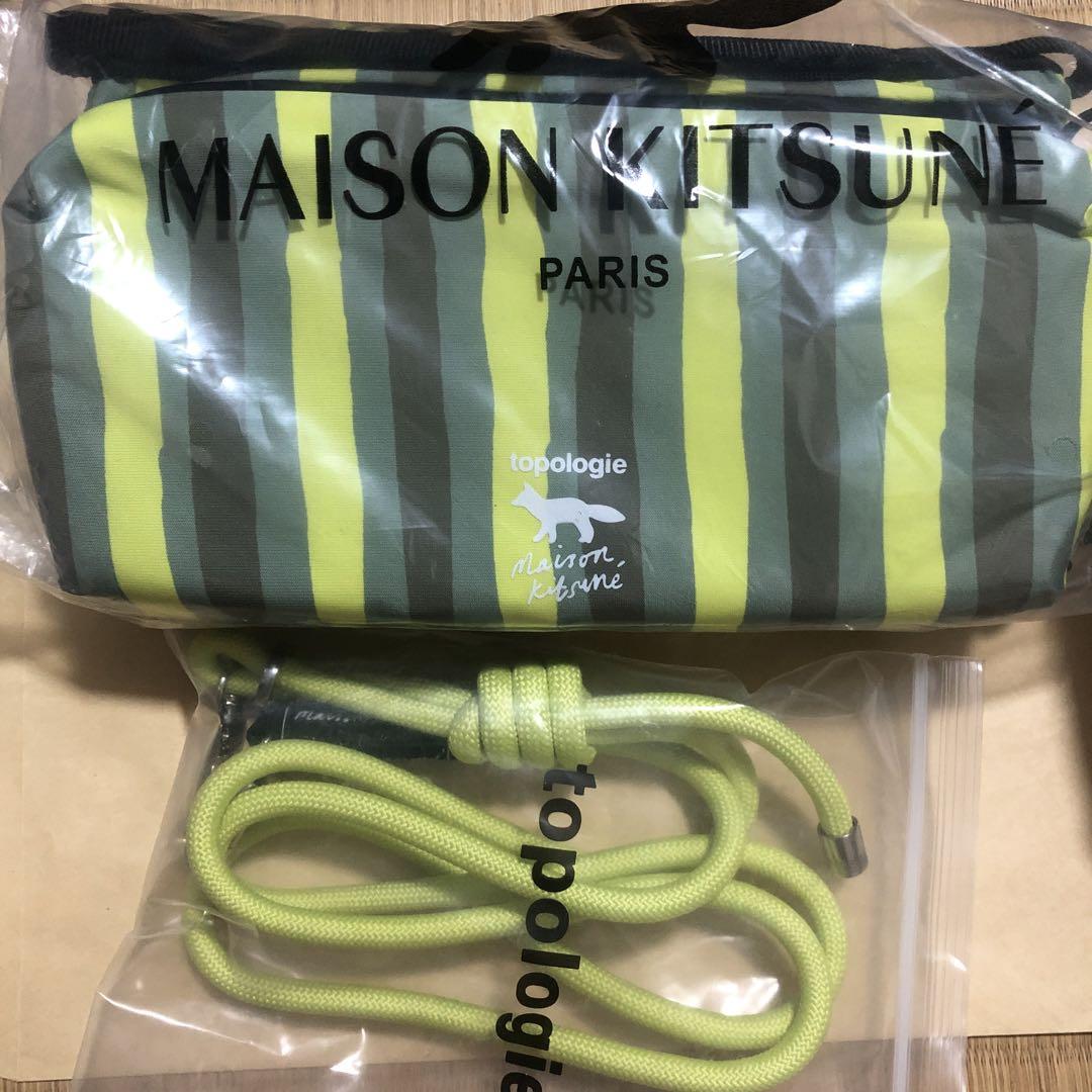 セット 新品 メゾンキツネ トポロジー コラボ ボトル サコッシュ