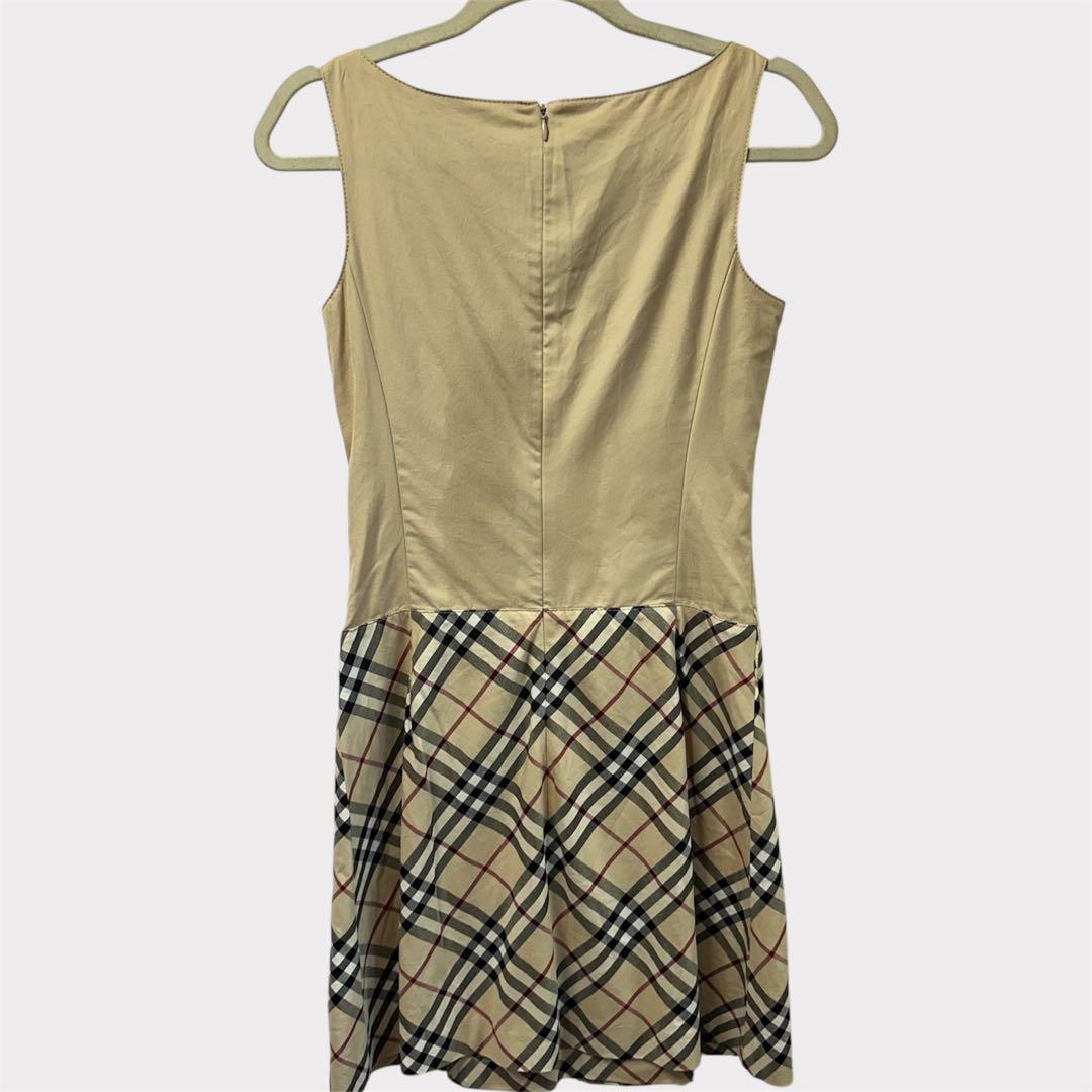 Burberry Londonノバチェックノースリーブワンピ三陽商会38 Burberry Londonノバチェックノースリーブワンピ三陽商会38