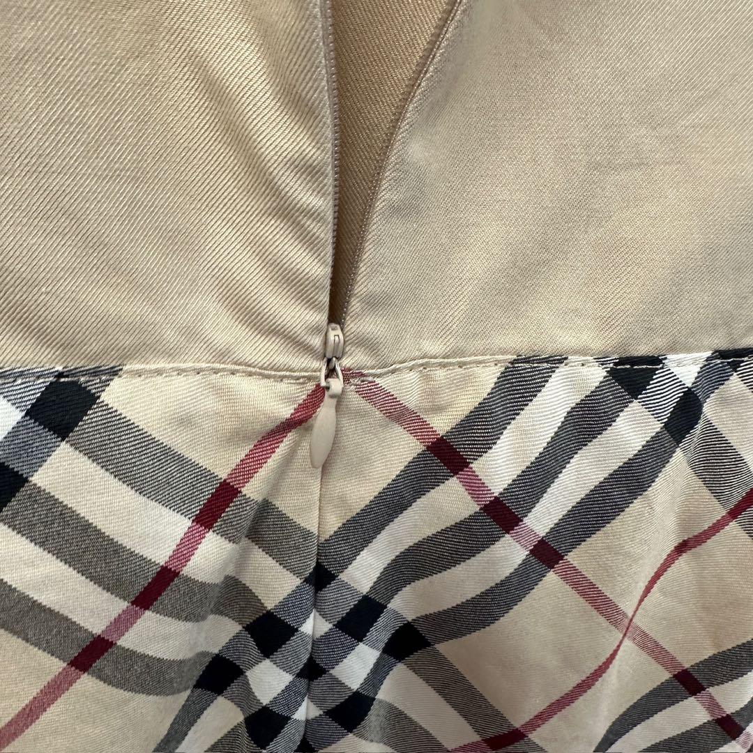 Burberry Londonノバチェックノースリーブワンピ三陽商会38 Burberry Londonノバチェックノースリーブワンピ三陽商会38
