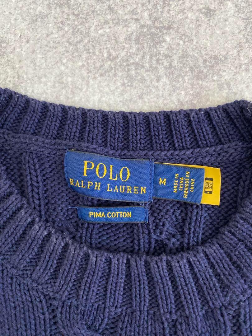 『未使用品』POLO RALPH LAUREN 半袖ケーブルニット Mサイズ POLO RALPH LAUREN - Polo Ralph Lauren 半袖 ケーブルニット